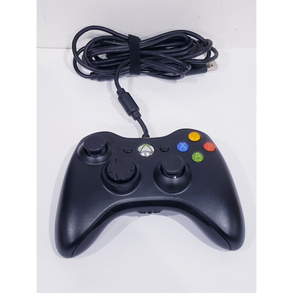 OEM Microsoft Xbox 360 Wired Controller Black - Tested Works